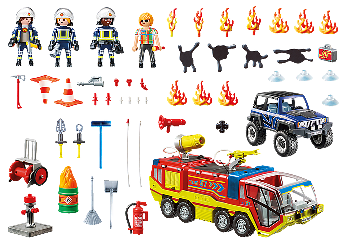 Playmobil City Action Fire Engine with Truck