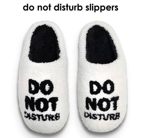 Living Royal Slippers: Do Not Disturb