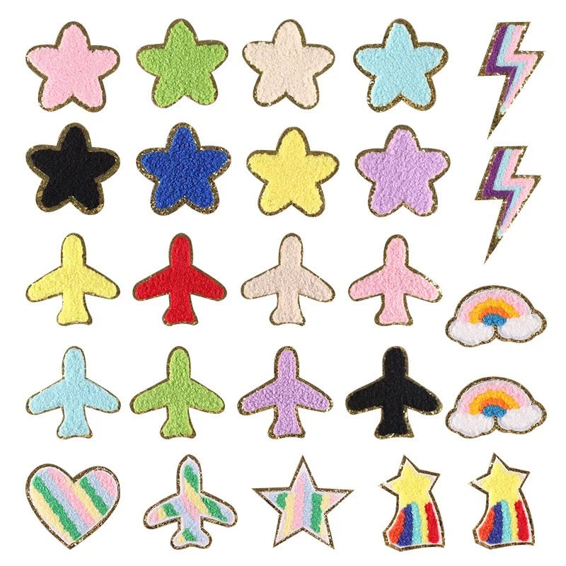 Iron On Patches Assorted Styles