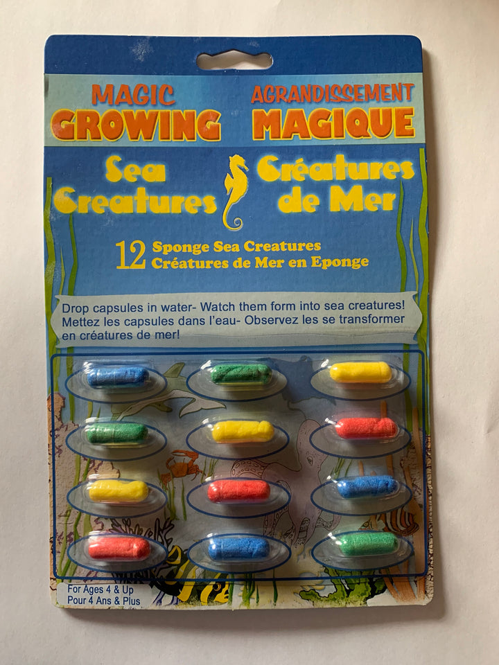 Magic Growing Sponges - Sea Creatures