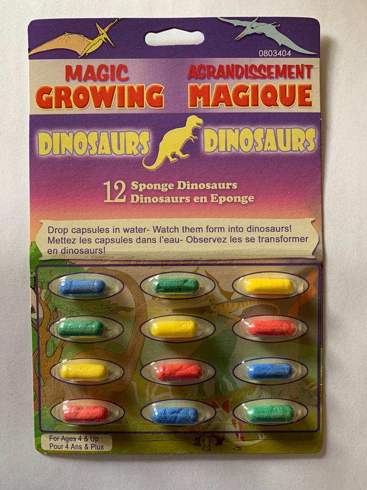 Magic Growing Sponge Animals - Dinosaurs