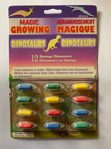 Magic Growing Sponge Animals - Dinosaurs