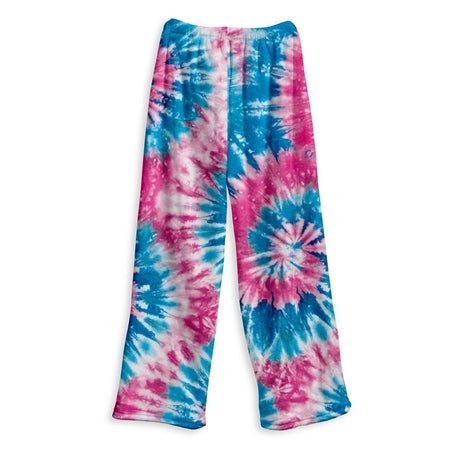 Top Trenz Cotton Candy Tie Dye Fuzzy Lounge Pants