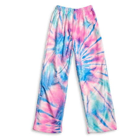 Top Trenz Ice Tie Dye Fuzzy Lounge Pants