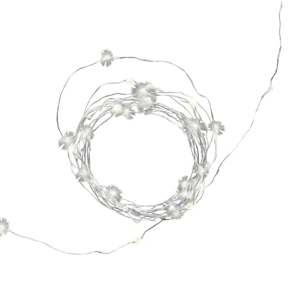 Silver Wire String Lights