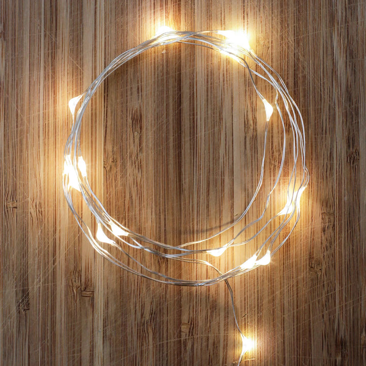 Silver Wire String Lights