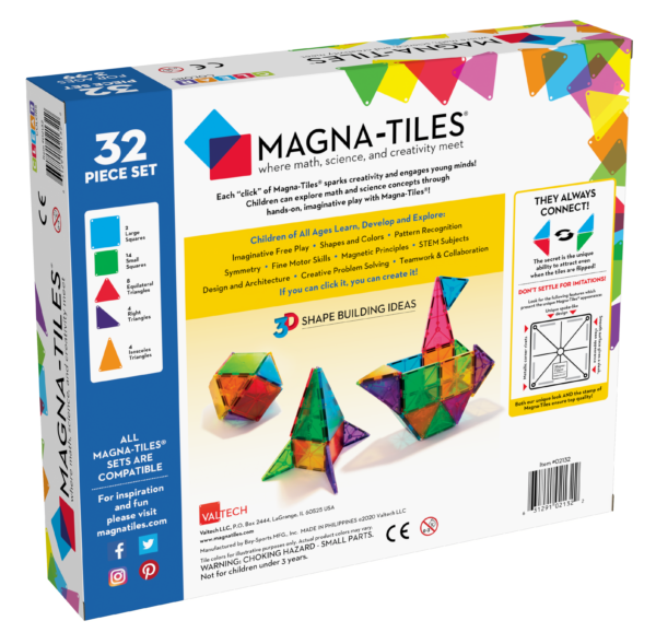 Magna-Tiles Classic™ 32 Piece Set