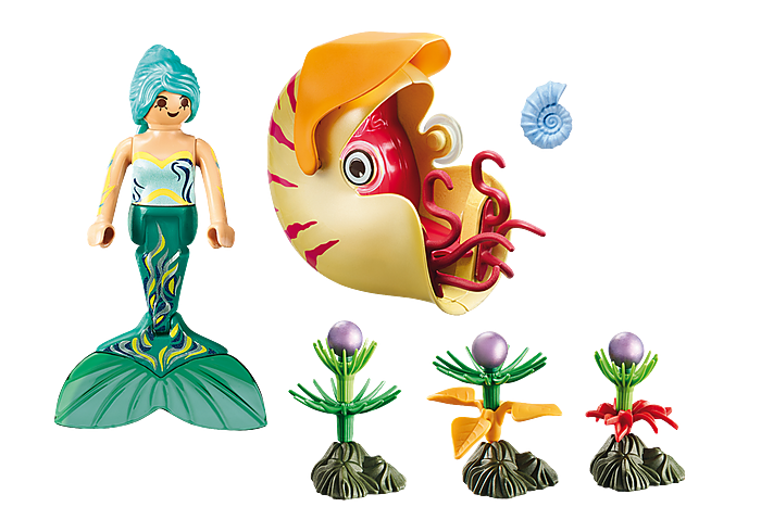 Playmobil Mermaid with Sea Snail Gondola - FINAL SALE