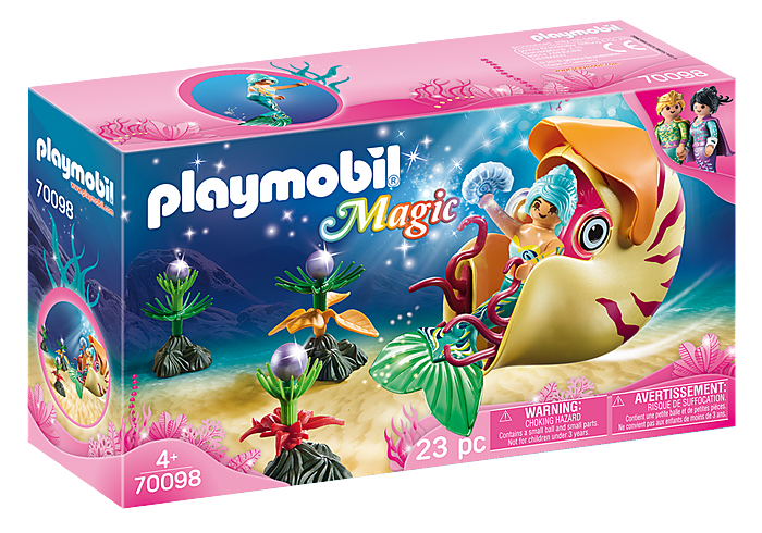 Playmobil Mermaid with Sea Snail Gondola - FINAL SALE