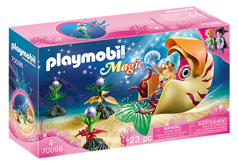 Playmobil Mermaid with Sea Snail Gondola - FINAL SALE