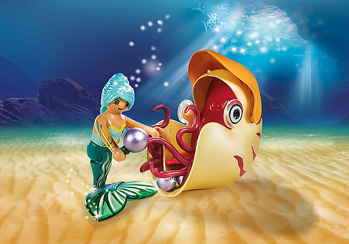 Playmobil Mermaid with Sea Snail Gondola - FINAL SALE