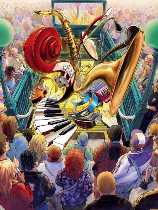 Feel The Rhythm 1000 Piece Puzzle