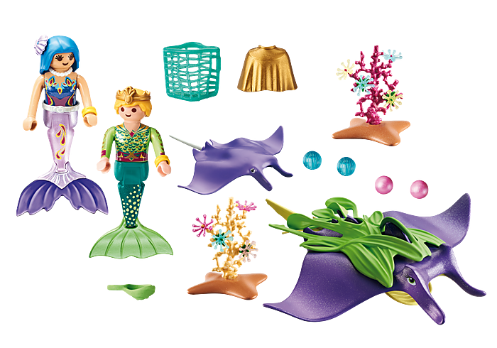 Playmobil Pearl Collectors with Manta Ray - FINAL SALE