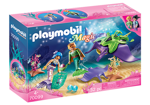 Playmobil Pearl Collectors with Manta Ray - FINAL SALE