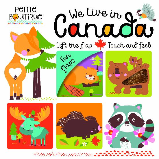 We Live in Canada Board Book