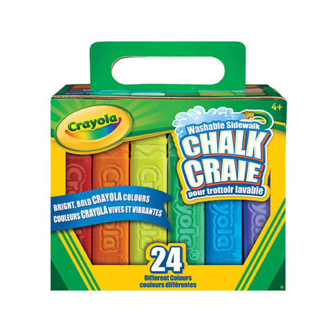 Crayola Washable Sidewalk Chalk 24 Pack