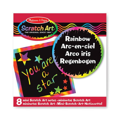 Scratch Art Rainbow Mini Notes