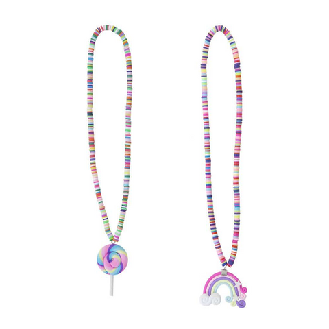 Rainbow Lolly Necklace Assorted