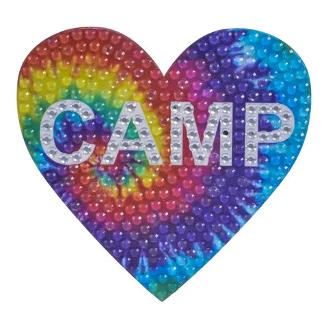 StickerBeans Tie Dye Camp 5 Inch Sticker