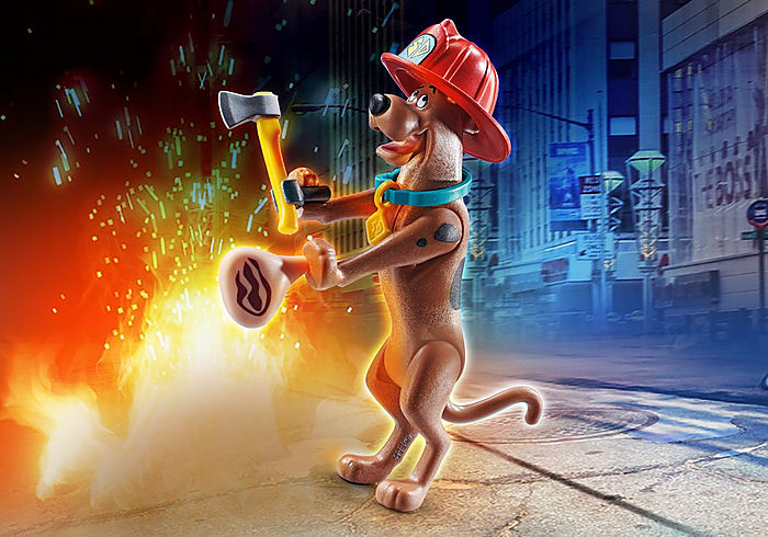 Playmobil SCOOBY-DOO! Collectible Firefighter Figure - FINAL SALE