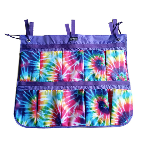 Retro Tie Dye Bed Organizer