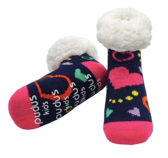 Pudus Classic Slipper Socks - Kids (Ages 4-7)
