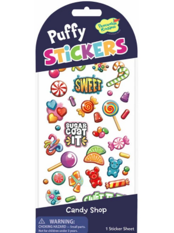 Puffy Stickers Candy Shop