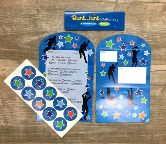Silhouette Sports Fold Over Stationery Set