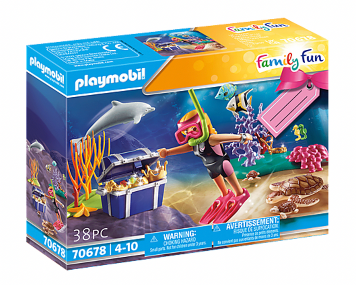 Playmobil Family Fun Treasure Diver Gift Set