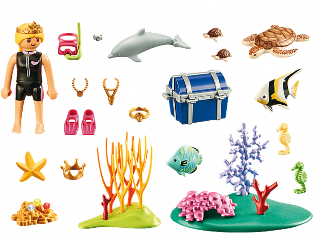 Playmobil Family Fun Treasure Diver Gift Set