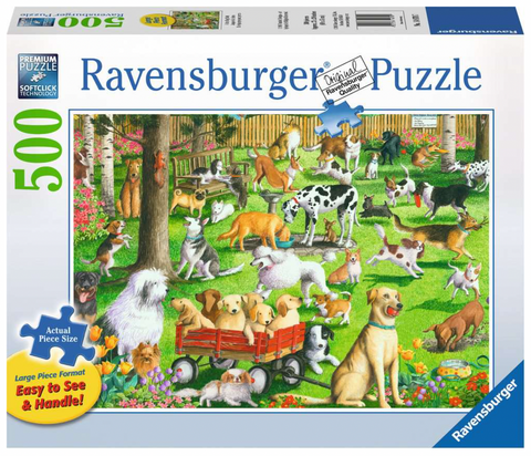 Ravensburger At The Dog Park Jigsaw Puzzle 500pc