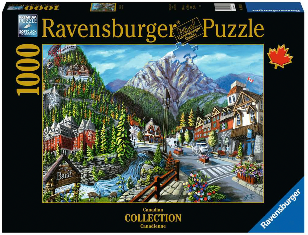 Ravensburger Welcome to Banff Jigsaw Puzzle 1000pc