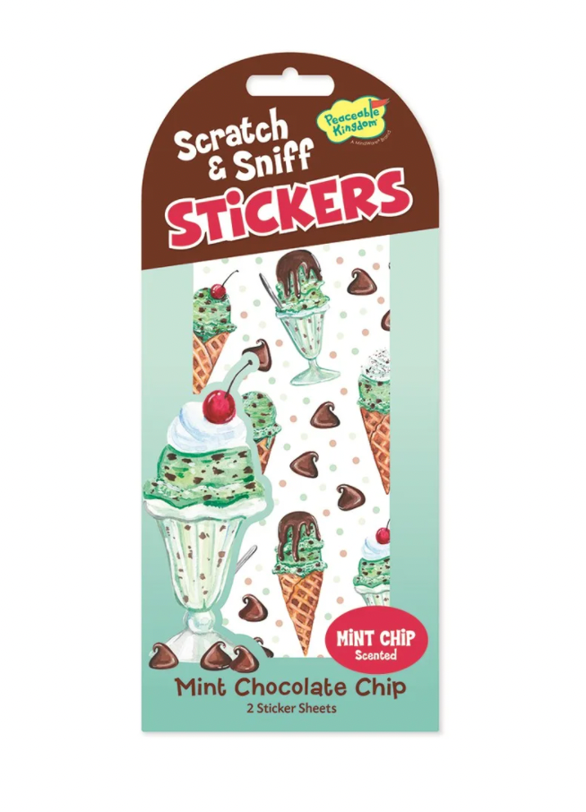 Scratch & Sniff Stickers Mint Chocolate Chip