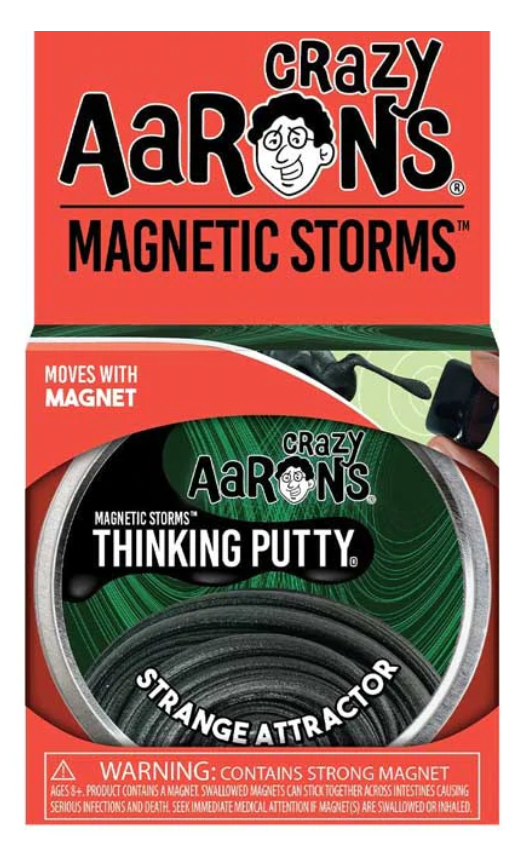 Crazy Aaron's Magnetic Storms Strange Attractor Thinking Putty