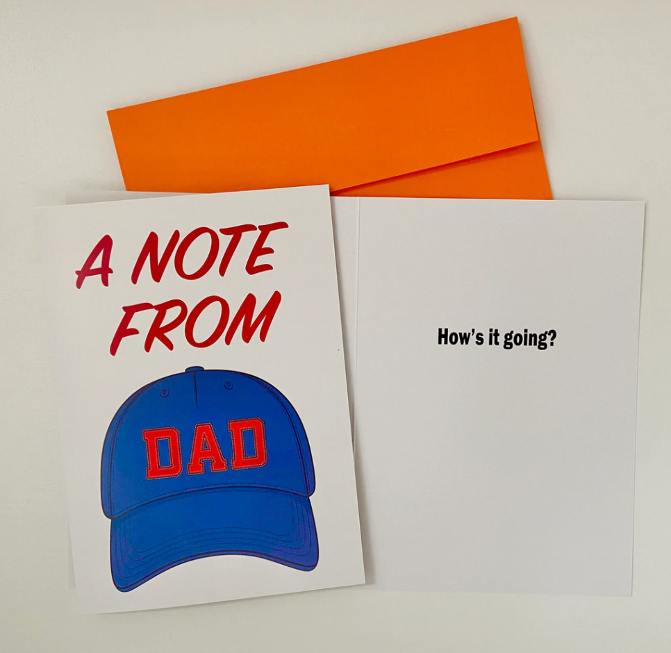 Summer Camp Greeting Card - A Note From Dad