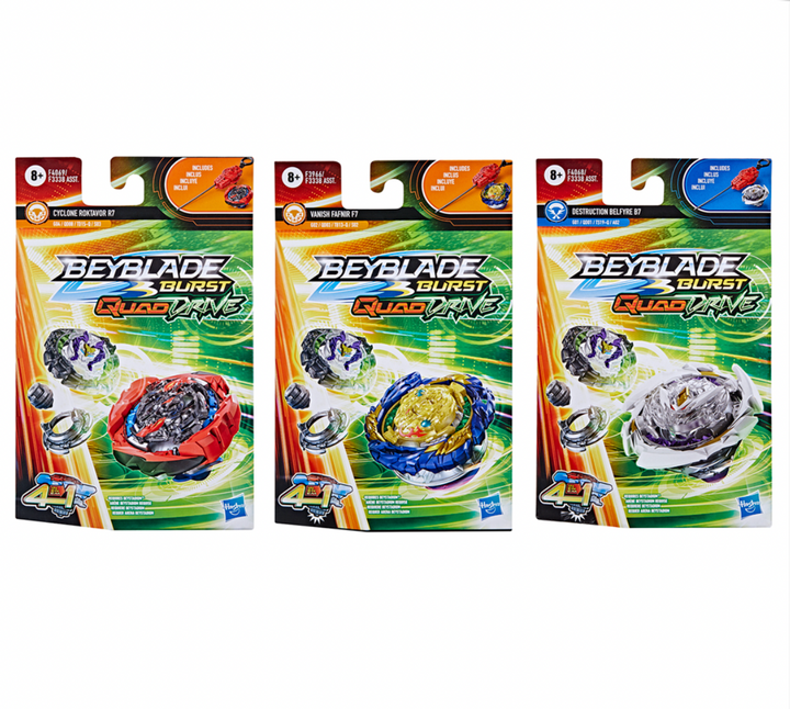 Beyblade Quad Starter Pack Assorted