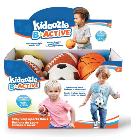 Kidoozie Easy Grip Foam Sports Balls 5"