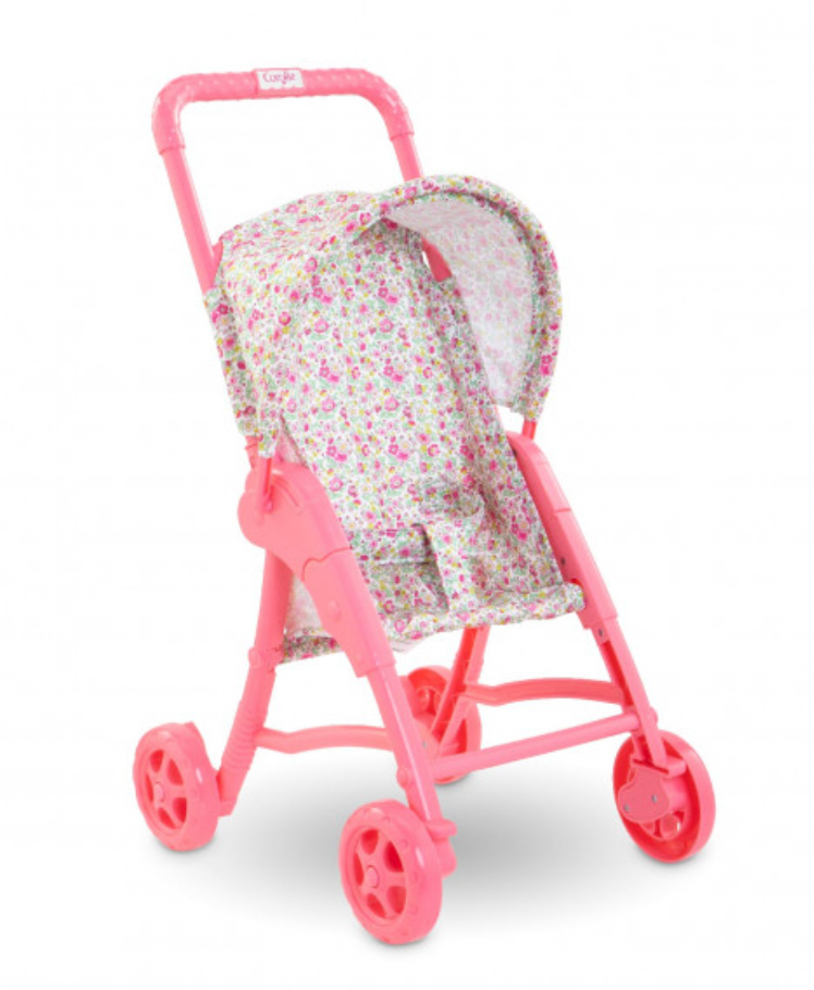 Corolle Baby Doll Stroller for 12" Doll - Floral