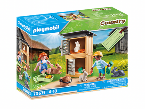 Playmobil Country Rabbit Pen Gift Set