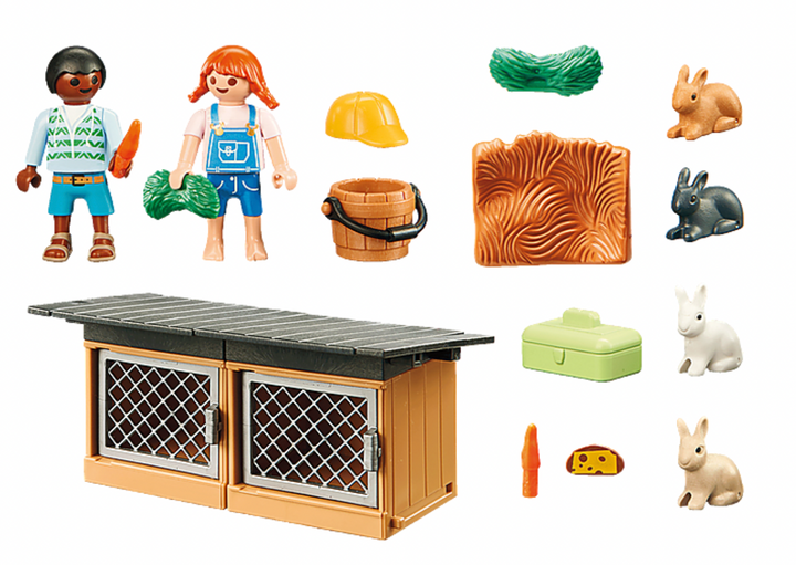 Playmobil Country Rabbit Pen Gift Set