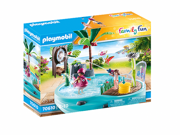 Playmobil Family Fun Small Pool with Water Sprayer