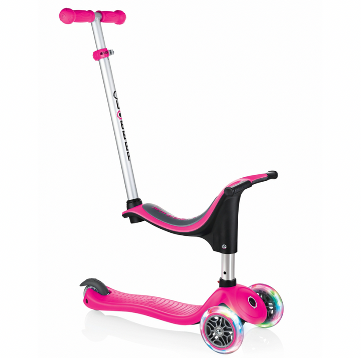 Globber GO-UP 4-in-1 Lights - Pink