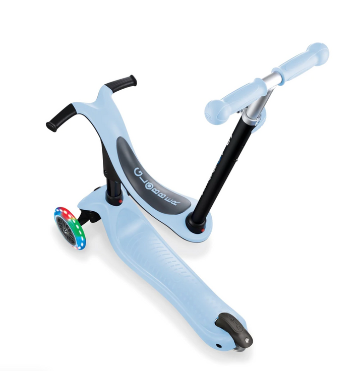Globber GO-UP 4-in-1 Lights - Pastel Blue