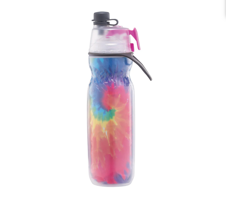 O2COOL ArcticSqueeze Mist N Sip Water Bottle - Tie Dye