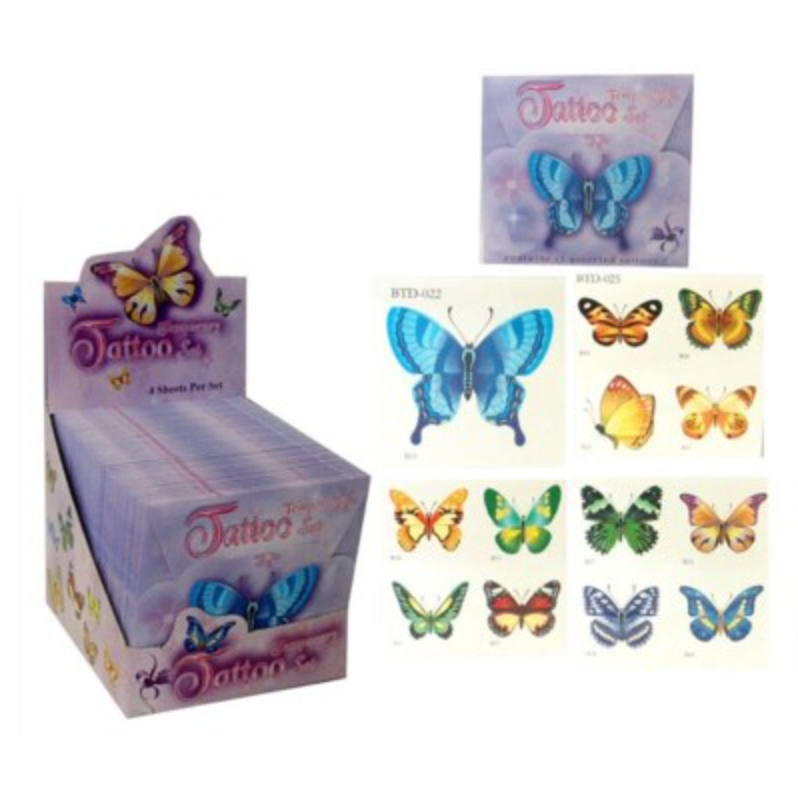 Butterfly Temporary Tattoos