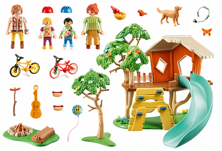 Playmobil Family Fun Adventure Treehouse with Slide