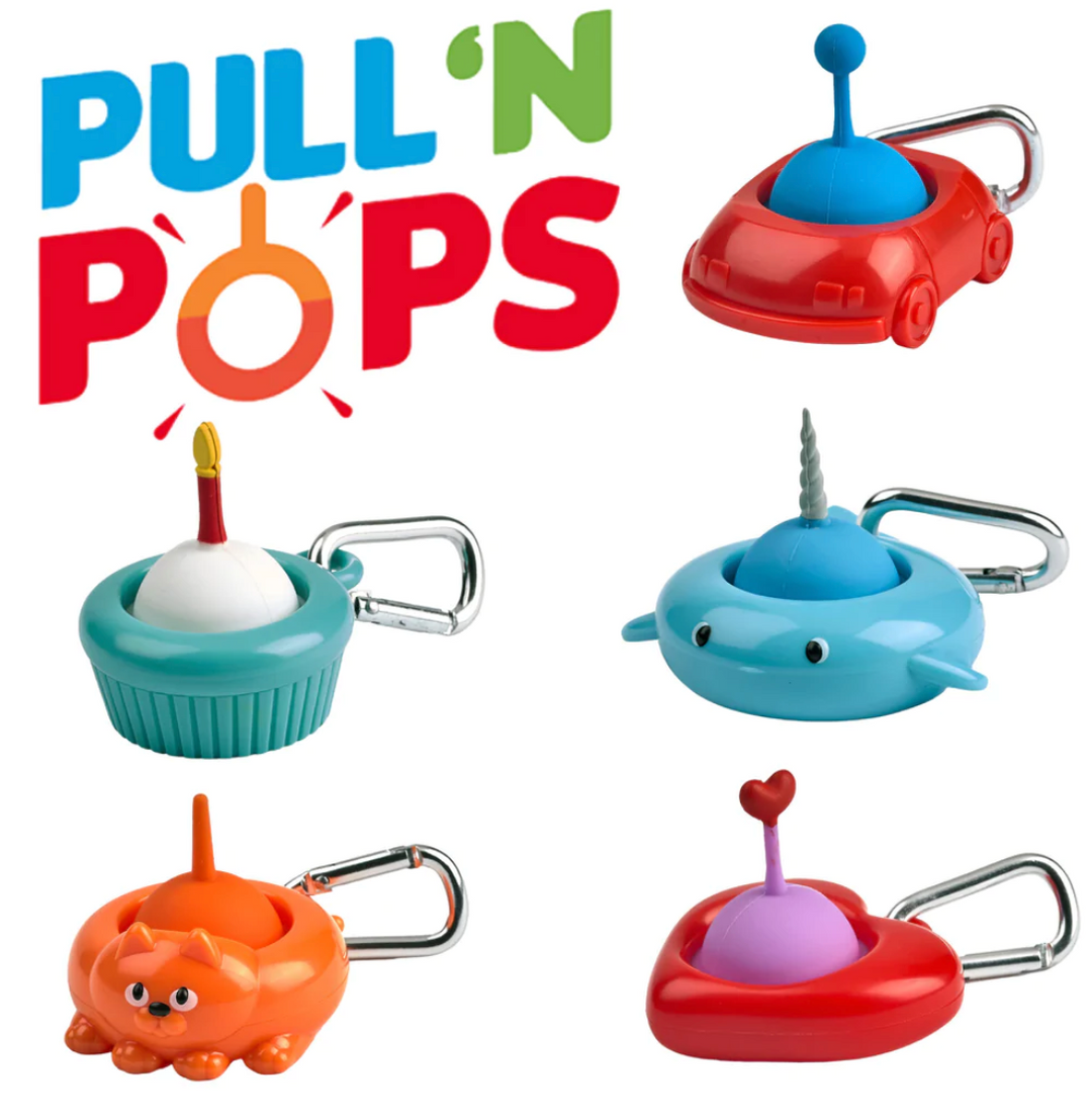 Pull 'N Pops - Big Bubble Keychain Assorted