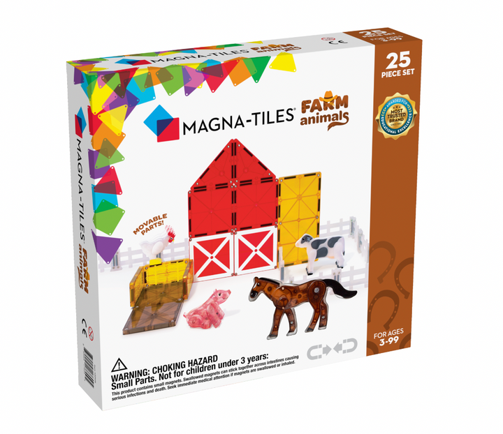 Magna-Tiles Farm Animals 25 Piece Set