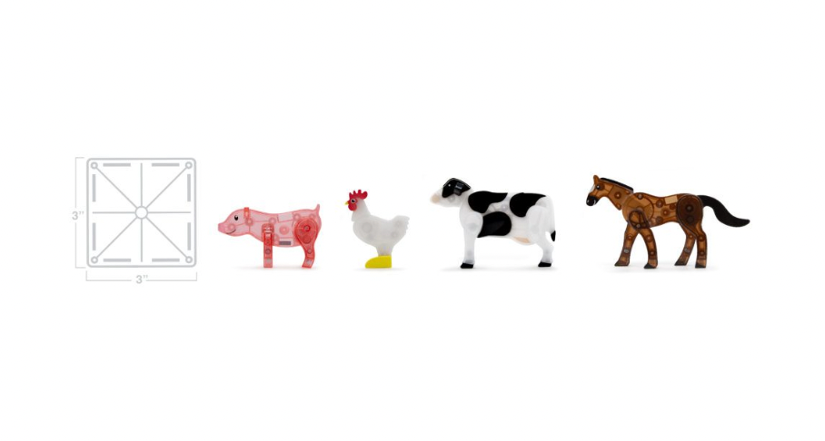 Magna-Tiles Farm Animals 25 Piece Set