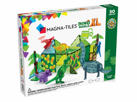 Magna-Tiles Dino World XL 50 Piece Set